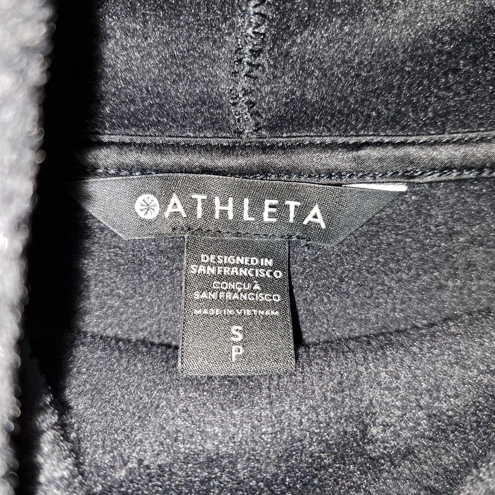 Athleta Sz S Cozy Karma Funnel Neck Inside Warm And Fuzzy Oversize Sweatshirt - Picture 10 of 12